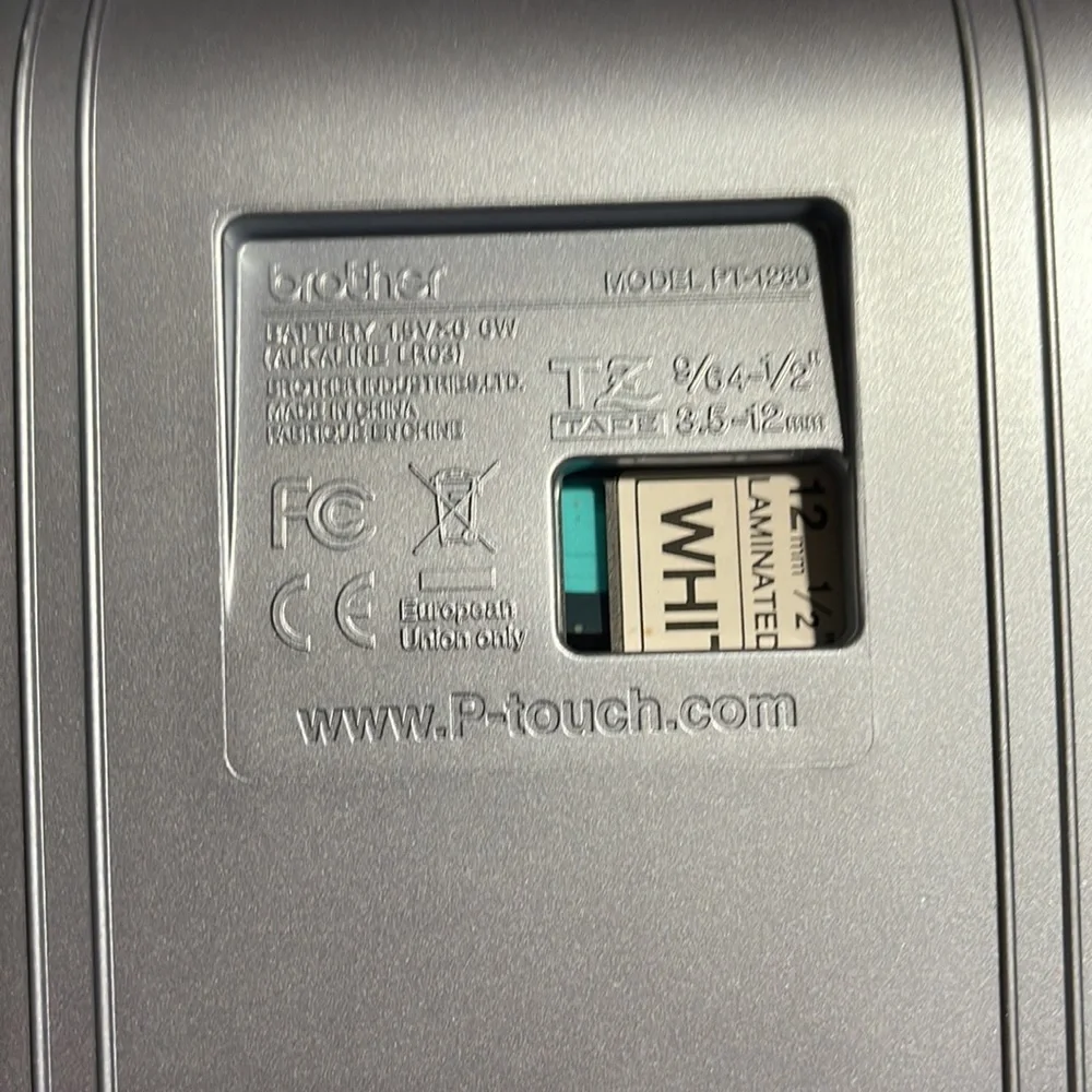 Brother P-Touch PT-1280 Label Thermal Printer-TESTED